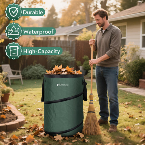 Emptorwise weather-resistant outdoor bin handles rugged use