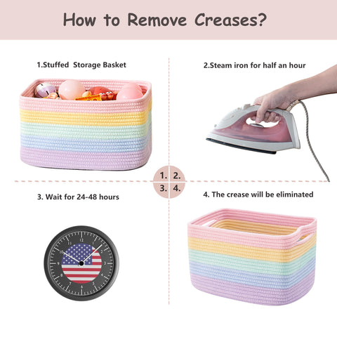 ENAORGAN safe cotton rope with no sharp edges protects shelves and little hands.