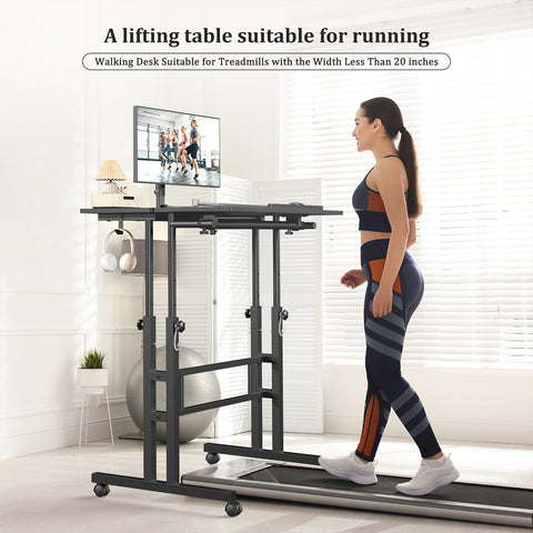 Iron hook on Enayplon desk for backpack or headset storage.