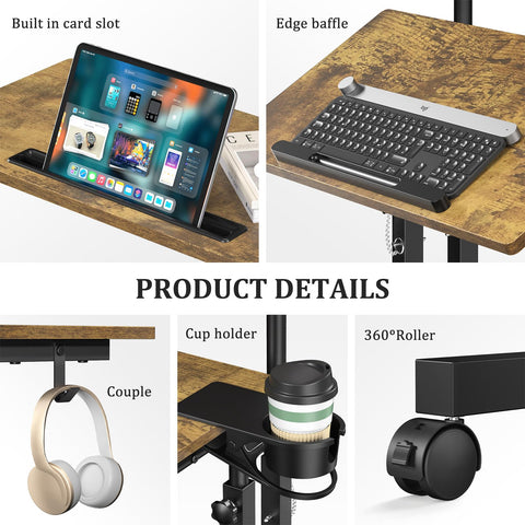 Enayplon multi-scene desk suitable for dining, study, painting, or gaming.