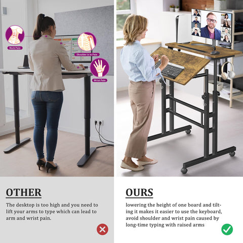 Enayplon walking-pad compatible desk enabling stand-sit transitions during workouts.