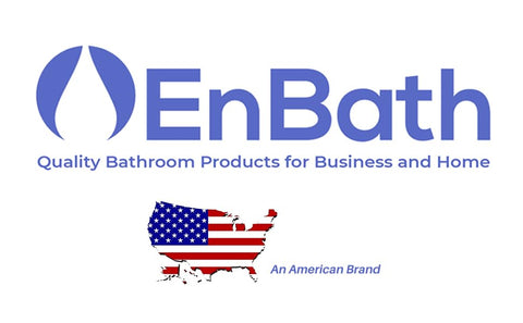 EnBath packaging with included parts, ready to install.