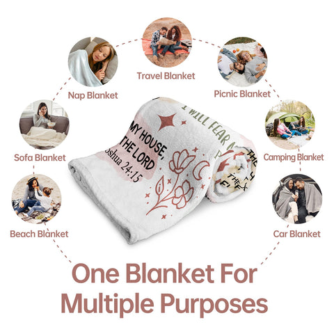 Encoink Inspirational blanket design with blessings for birthdays and holidays.