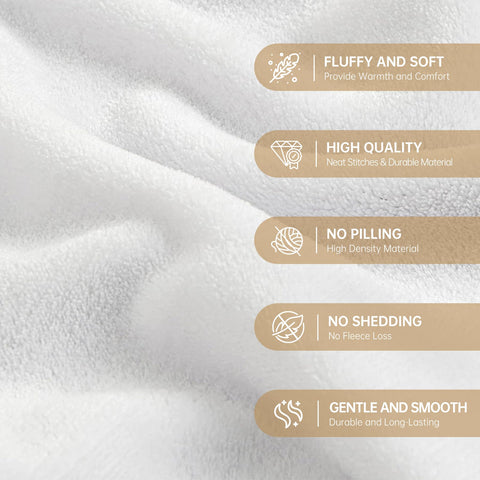 Encoink sloth blanket 50x60-inch size provides generous warmth.