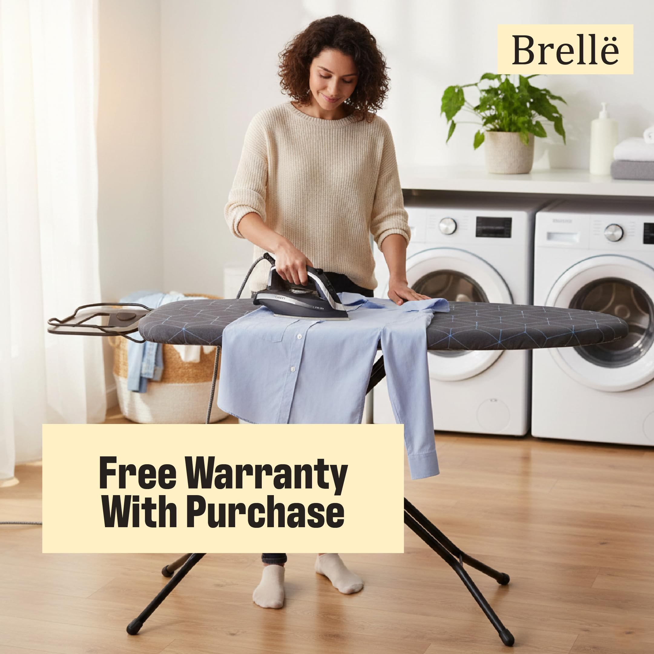 Energi Core ironing board gray padded cover adds soft surface