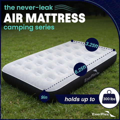 EnerPlex air mattress carrying bag included for travel