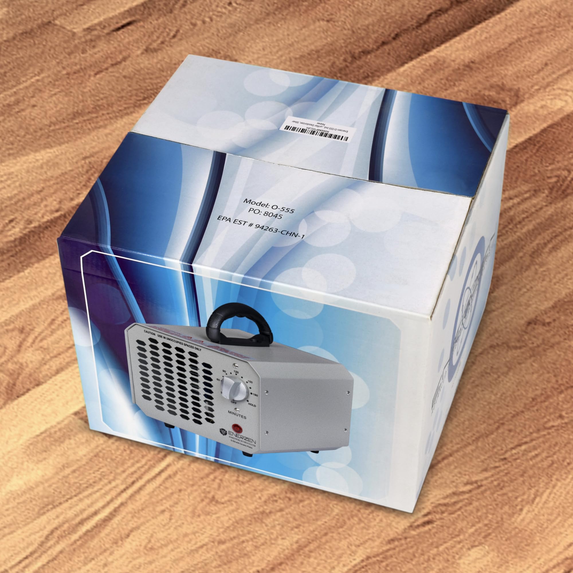 Enerzen O-555 silver finish complements industrial settings.