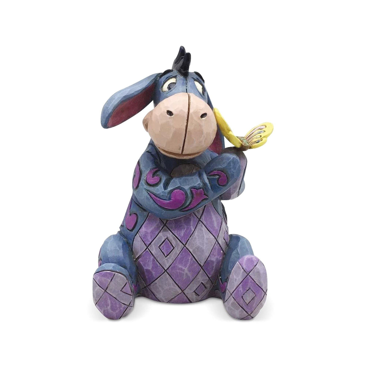 Enesco Disney Traditions Jim Shore Eeyore butterfly detail adds color to display