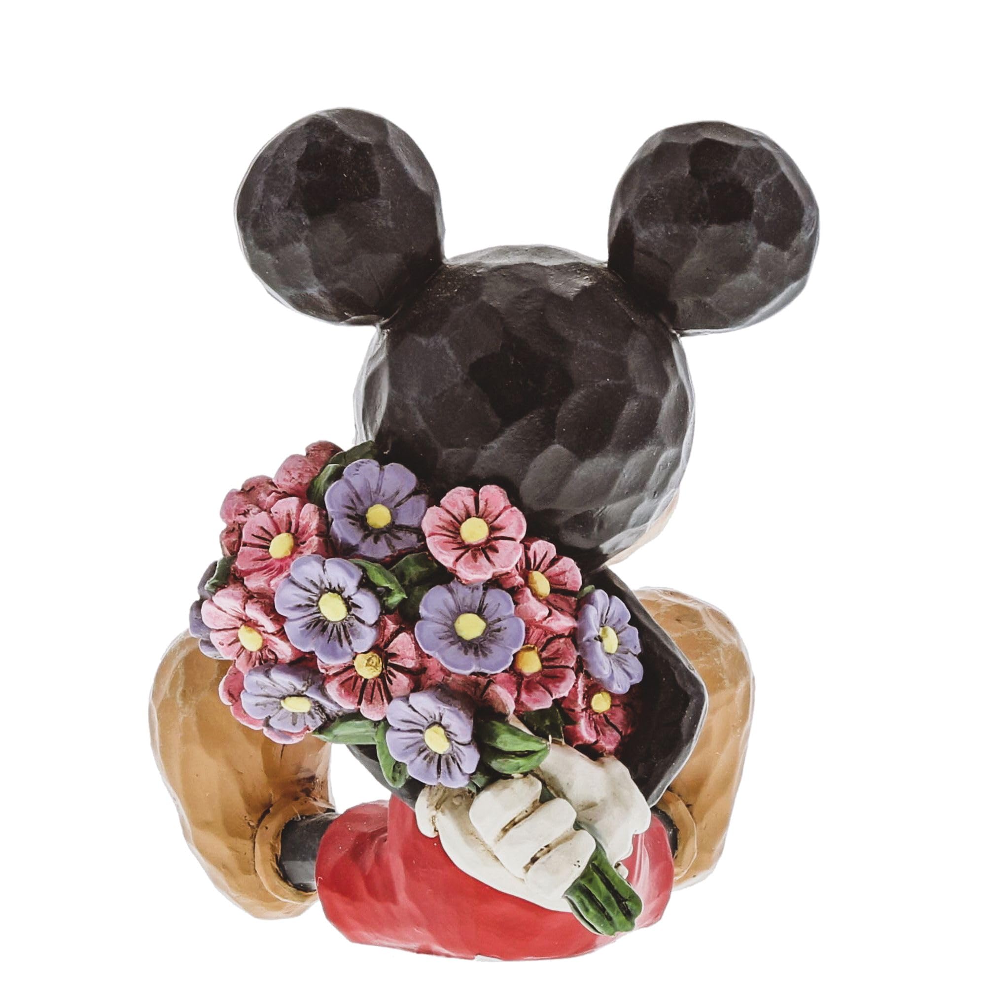 Enesco Disney Traditions Mini Mickey durable stone resin construction withstands display.