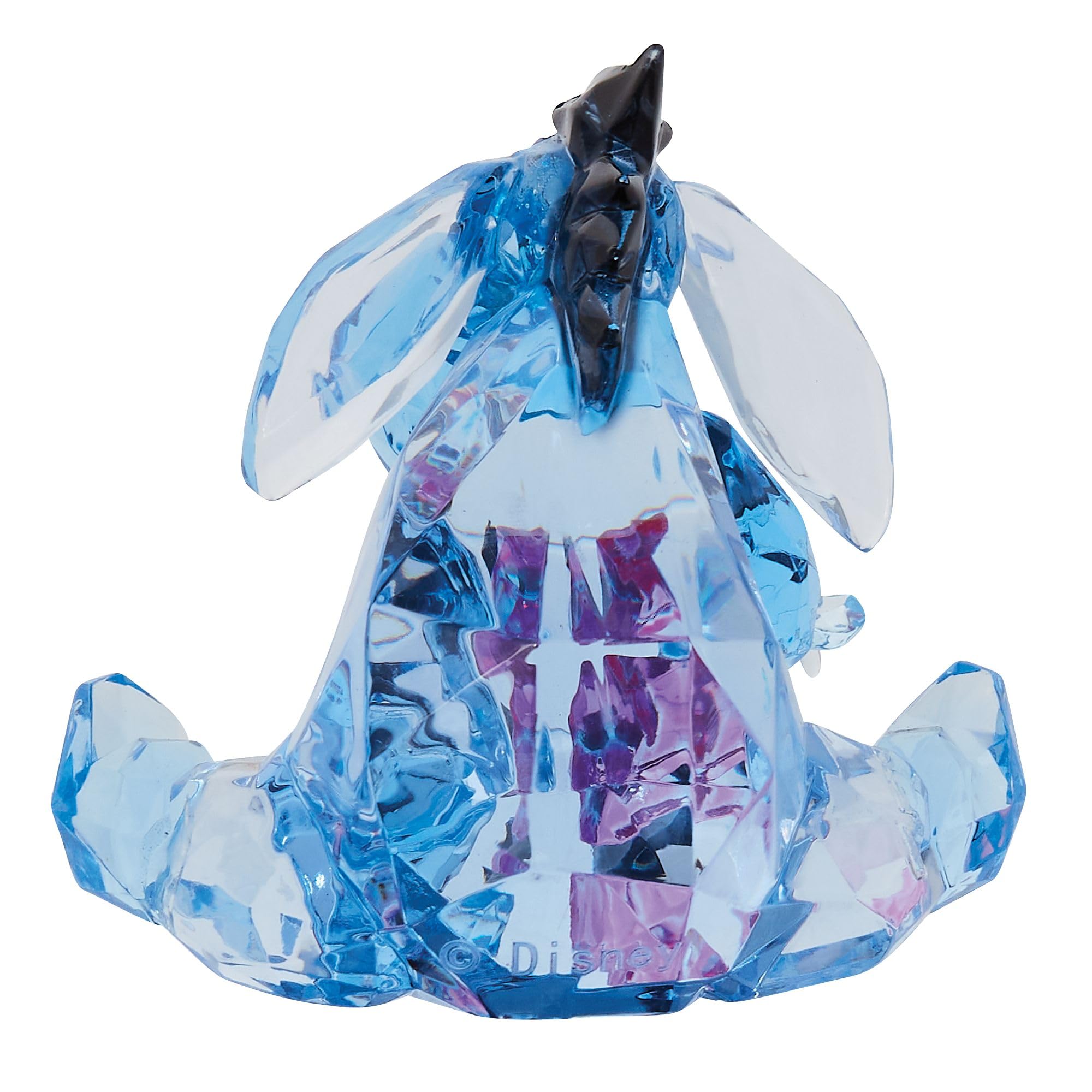 Enesco Facets Eeyore blue figurine on desk display