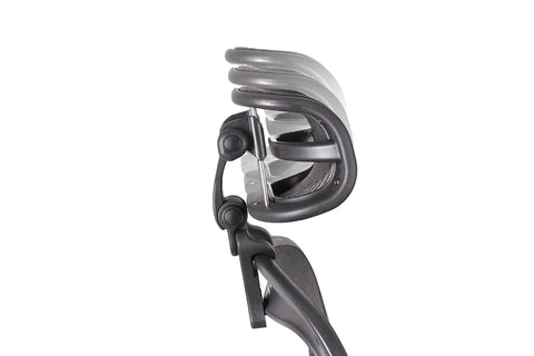 Engineered Now headrest height lock for stable positioning.