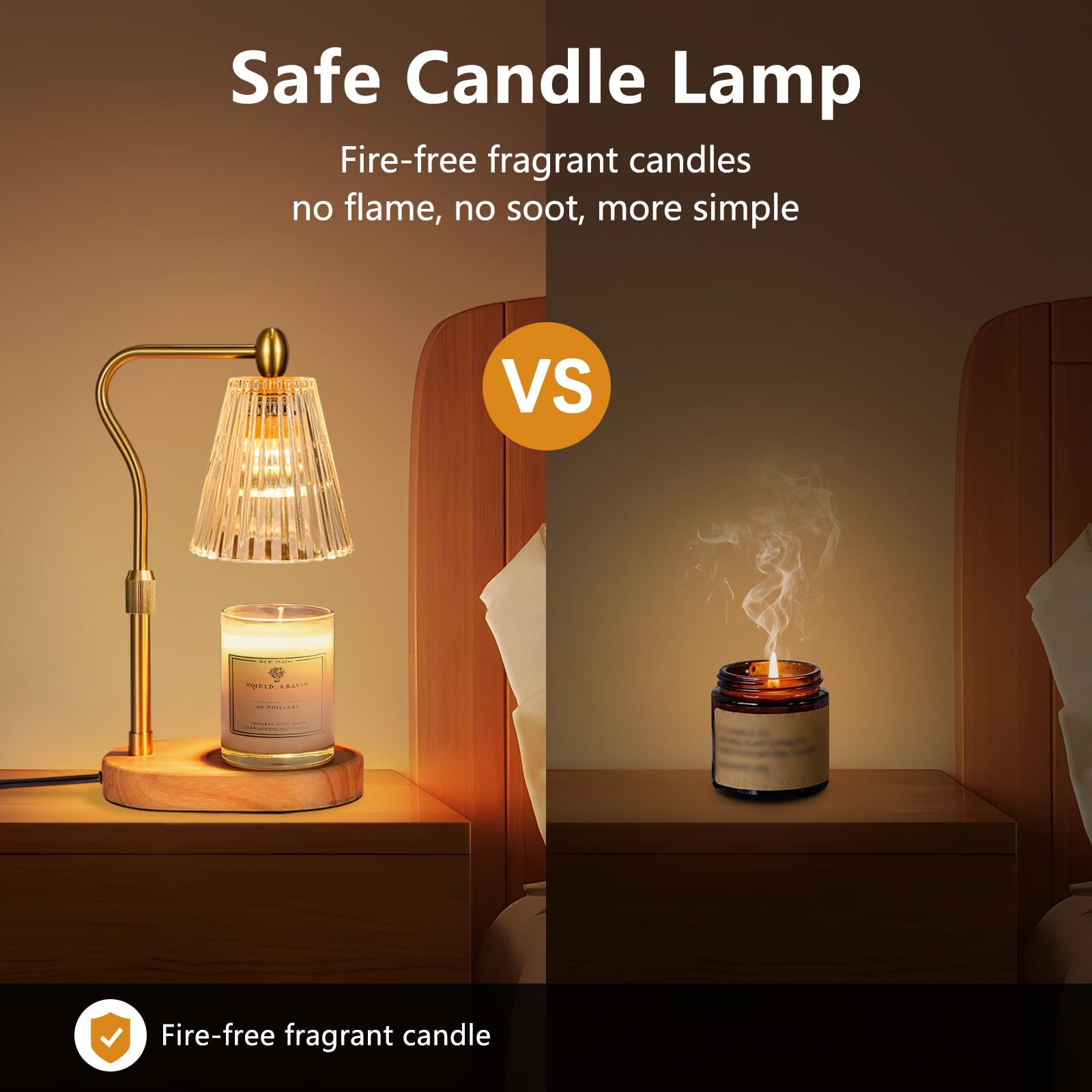 Engpure Candle Warmer Lamp fits most candles for versatile decorating