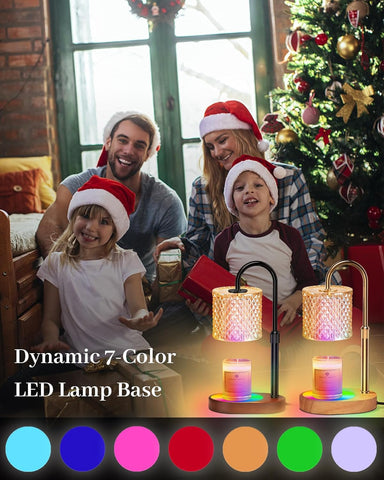 Engpure Candle Warmer Lamp timer function with 2/4/8 hour options