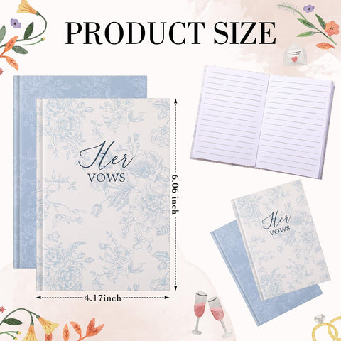 Engrowtic vow books gift set, ideal wedding keepsake and sentiment.