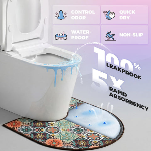 Enifine super absorbent core mat locks moisture to minimize spills.