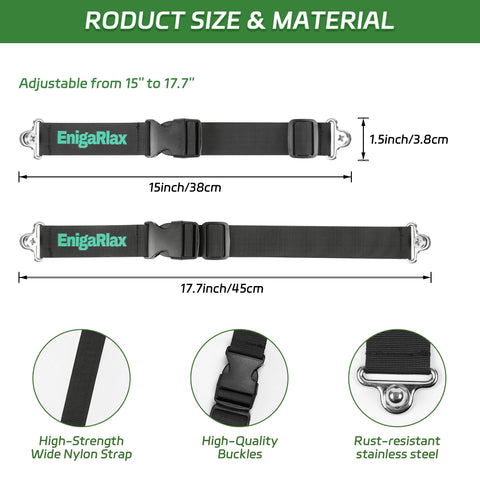 EnigaRlax adjustable lid lock fits fifteen to seventeen point seven inches