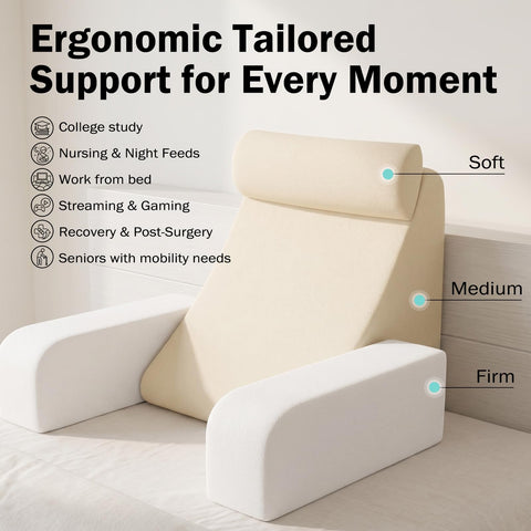 ENITYA back pillow removable cover for easy machine wash