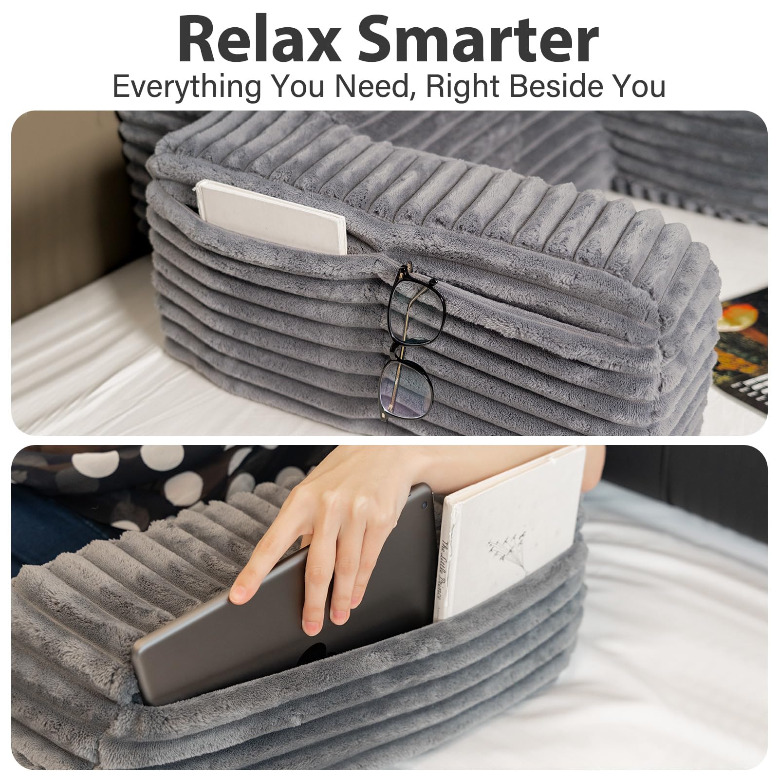 ENITYA machine-washable cover keeps the pillow fresh and easy to maintain.