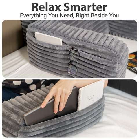 ENITYA machine-washable cover keeps the pillow fresh and easy to maintain.