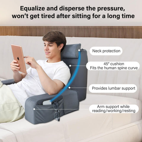 ENITYA detachable headrest offers versatile support for lounging and posture