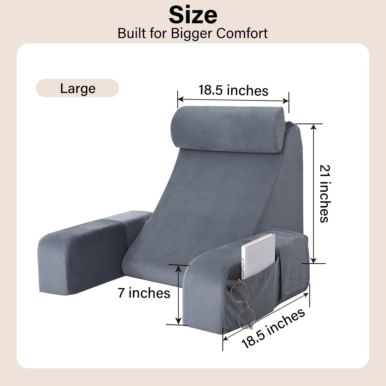 ENITYA removable cover is machine-washable for easy cleaning after use