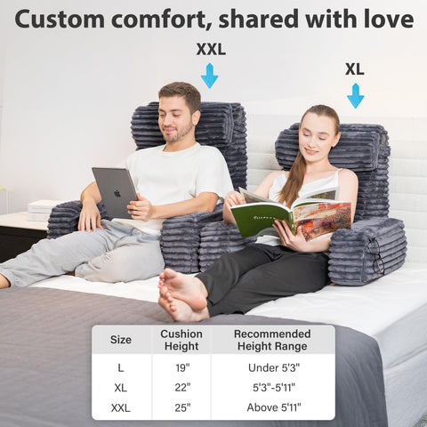 ENITYA pillow's portable handle for easy moving between rooms.