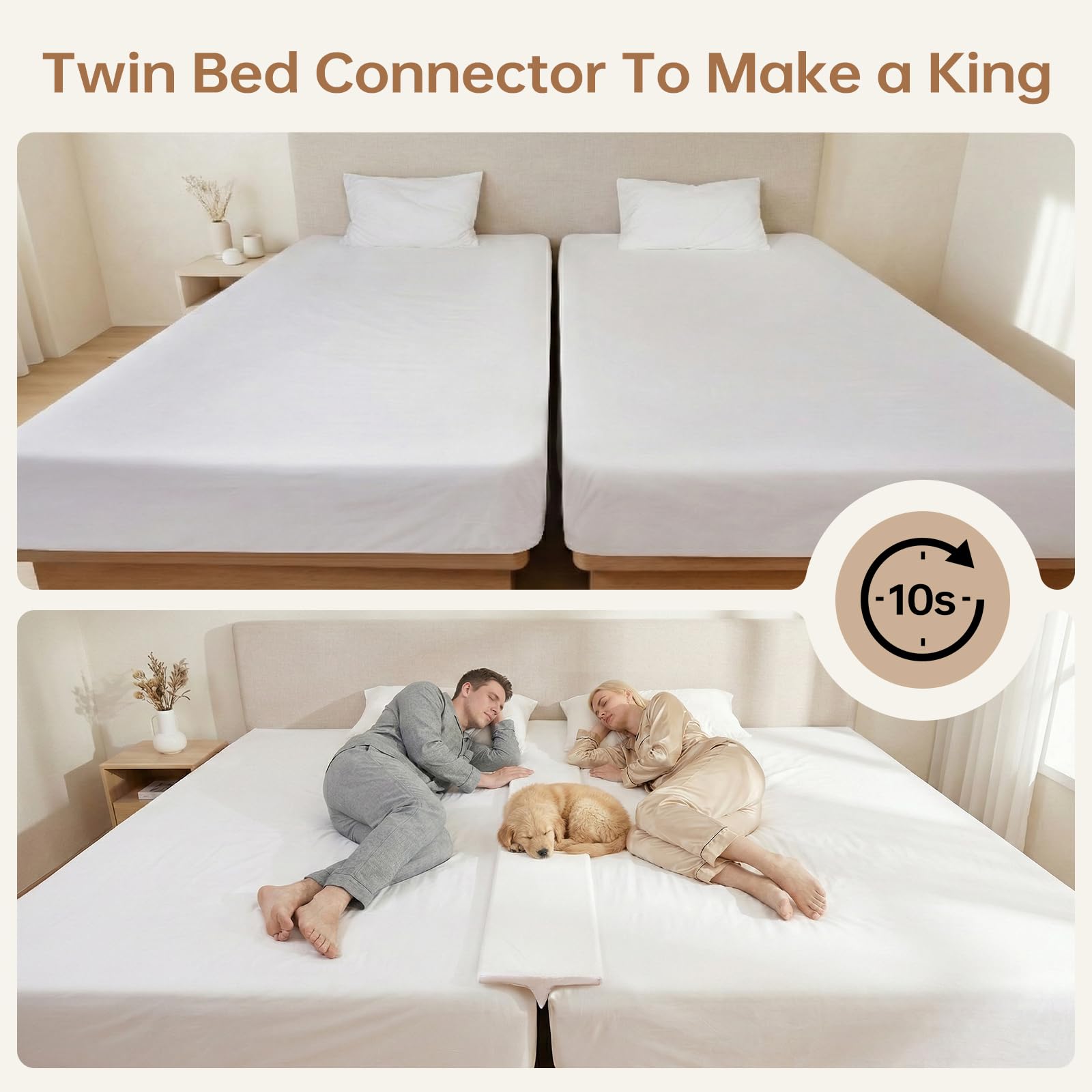 ENITYA T-wedge design highlights a durable core for stable sleep surface
