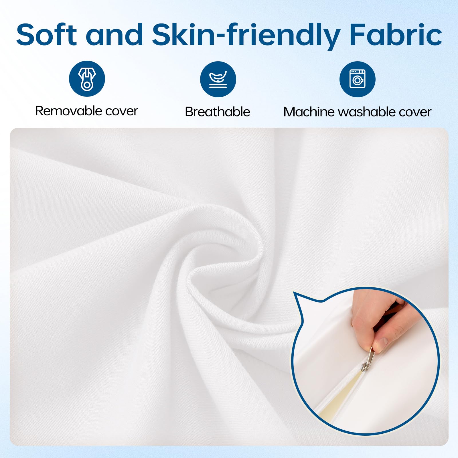 ENITYA universal fit works with Twin XL to King mattresses.