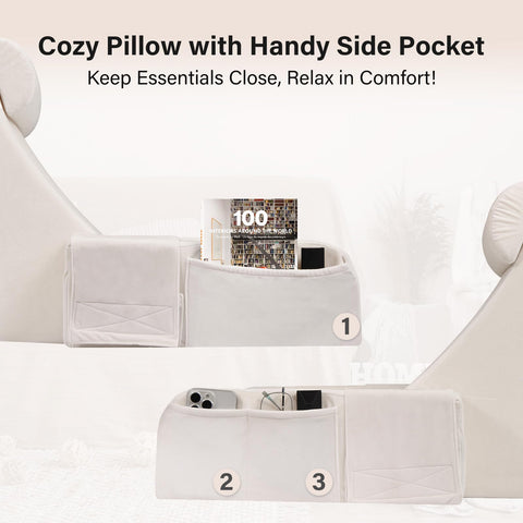 ENITYA washable removable cover keeps pillow clean and fresh