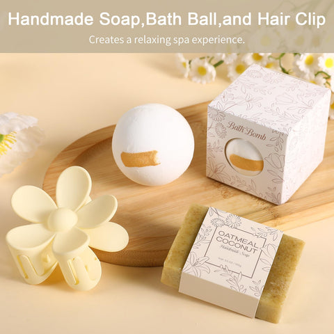 ENJOLLY Flower hair clip adds a delicate touch to daily care.