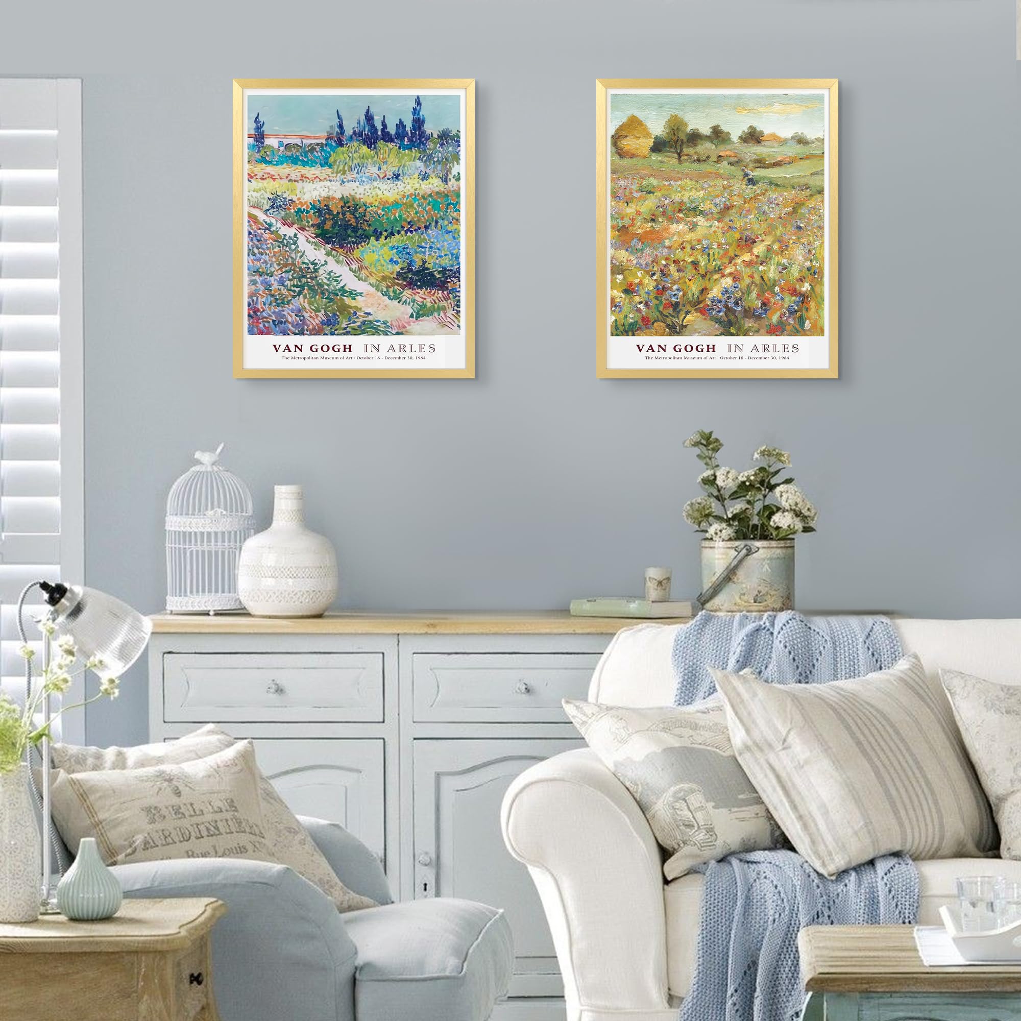 ENJOYBASICS 11x14 display with mat inside frame for easy updating
