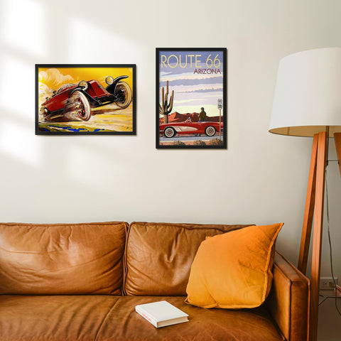 EnjoyBasics 13x19 frame side view, slim profile ideal for wall mounting.