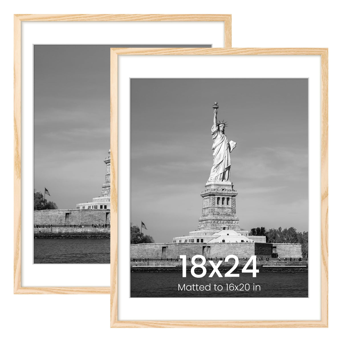 ENJOYBASICS 18x24 frame front view, two-pack for gallery walls.