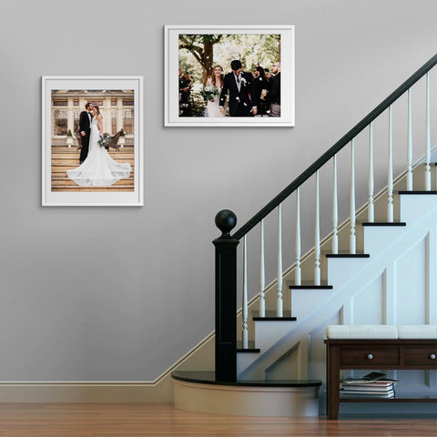 EnjoyBasics 18x24 frame with mat shows a 16x20 image securely in place.