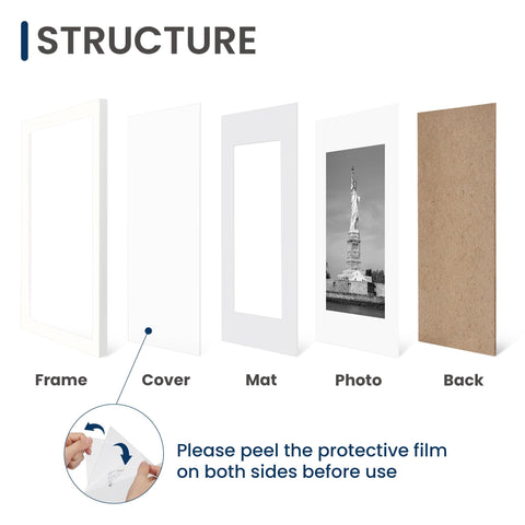 EnjoyBasics 18x24 frame without mat presents the poster edge-to-edge.