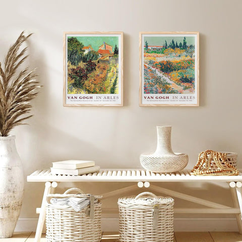ENJOYBASICS wall gallery frame shown for horizontal and vertical hanging.