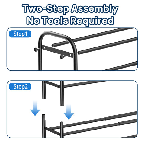 ENJOYBASICS Free-standing shoe rack ideal for entryways.