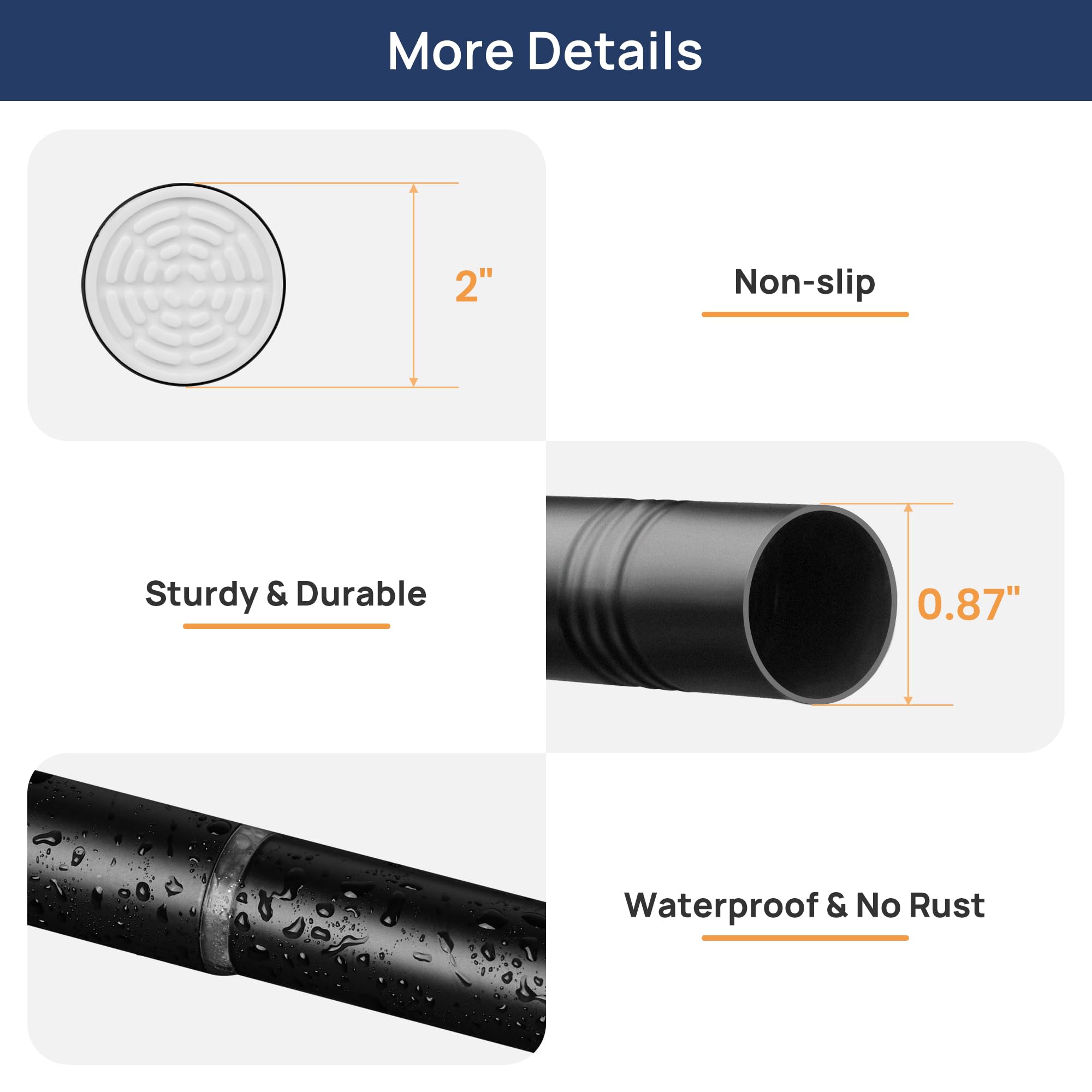 ENJOYBASICS multipurpose design suits windows, showers, closets, and room dividers.