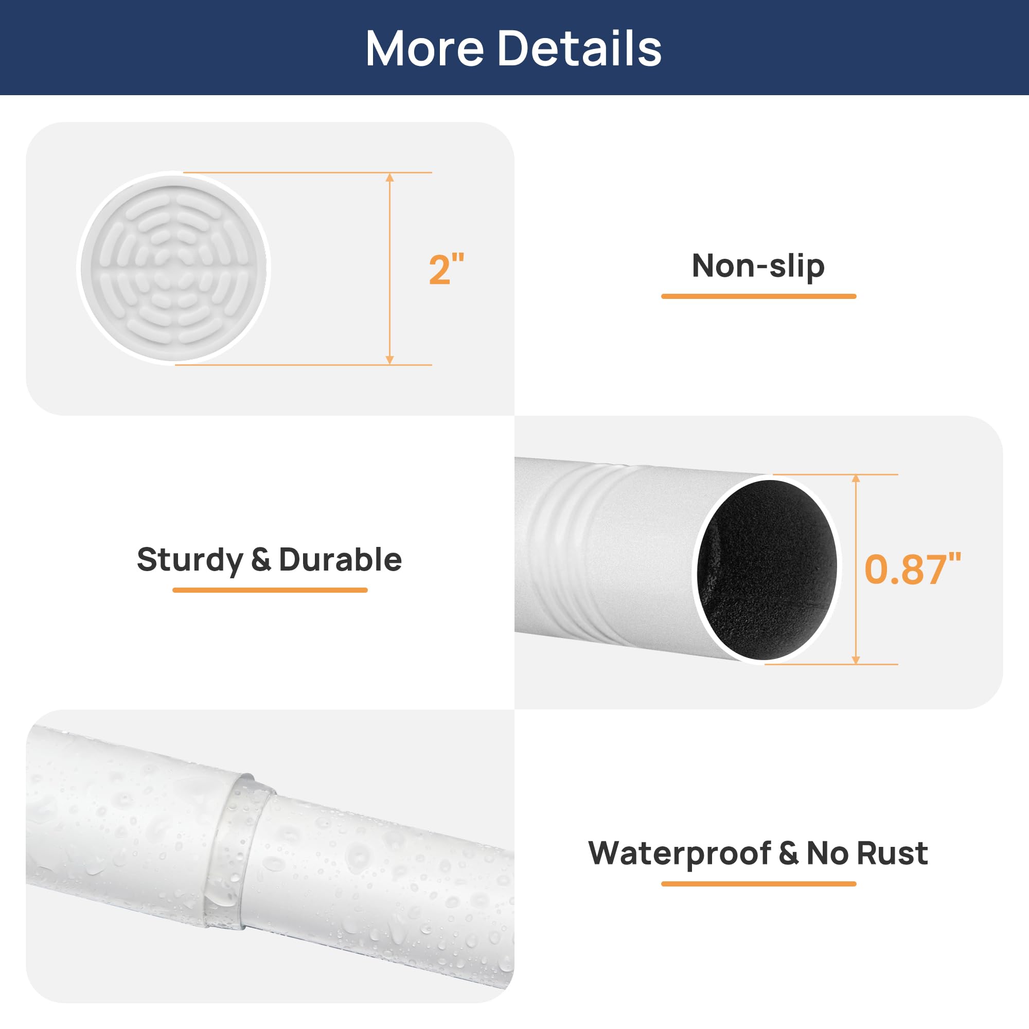 ENJOYBASICS versatile for bathroom, closet, or room divider