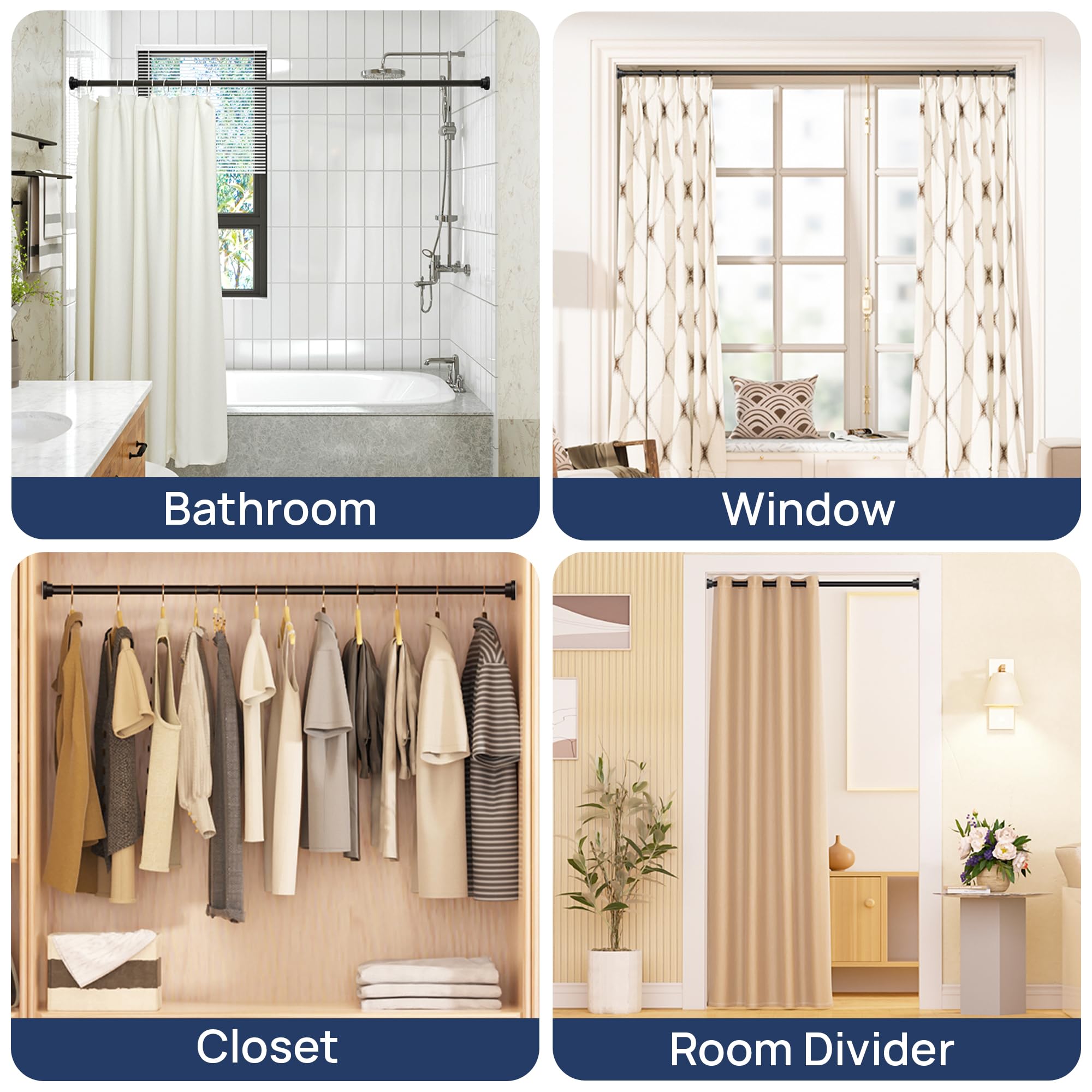 ENJOYBASICS room-divider use creates private zones with a sleek matte finish.