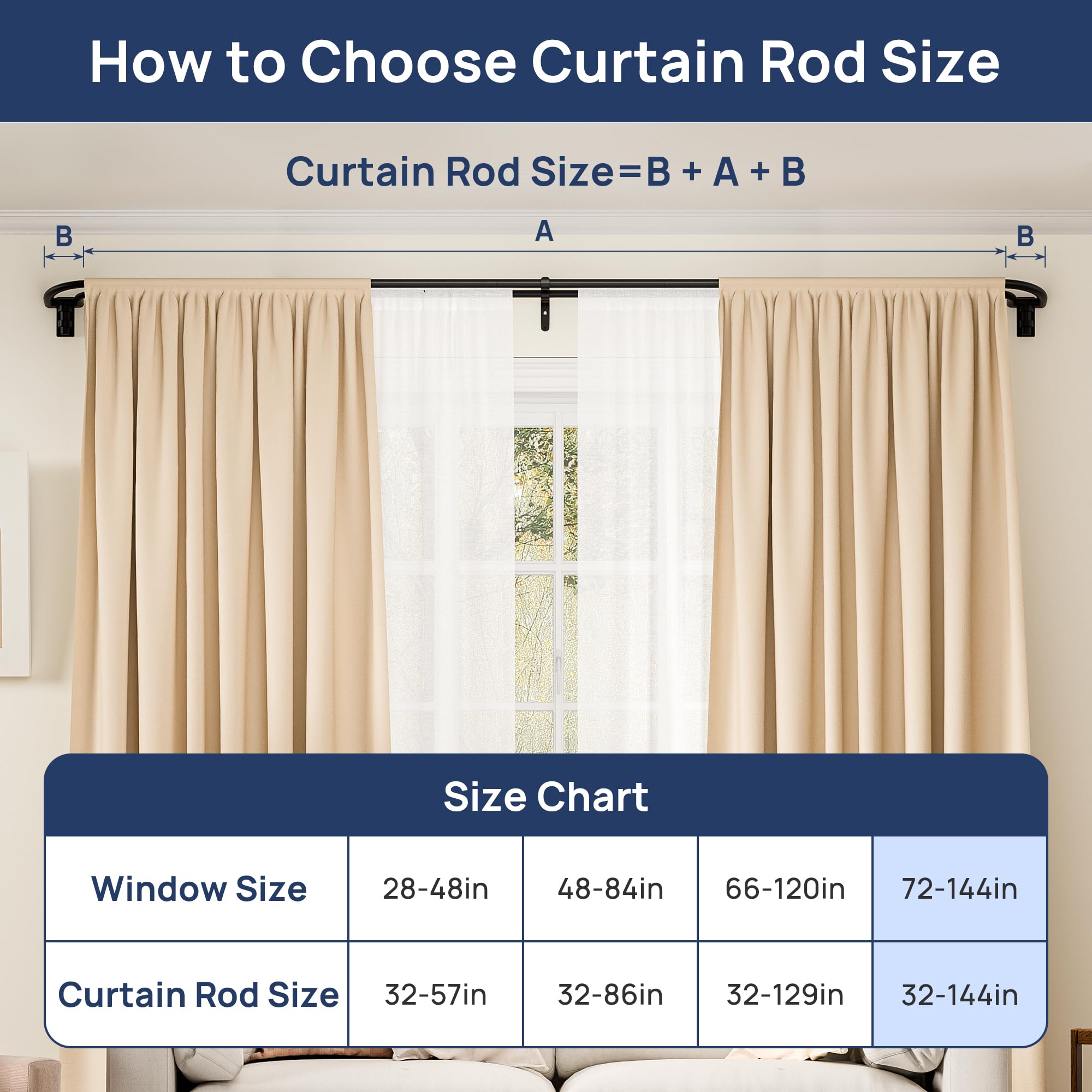 ENJOYBASICS tool-free disassembly enables quick curtain changes