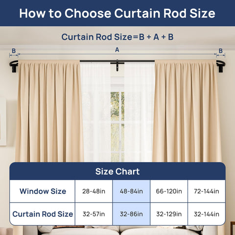 ENJOYBASICS tool-free-curtain-change makes swapping drapes quick and easy.