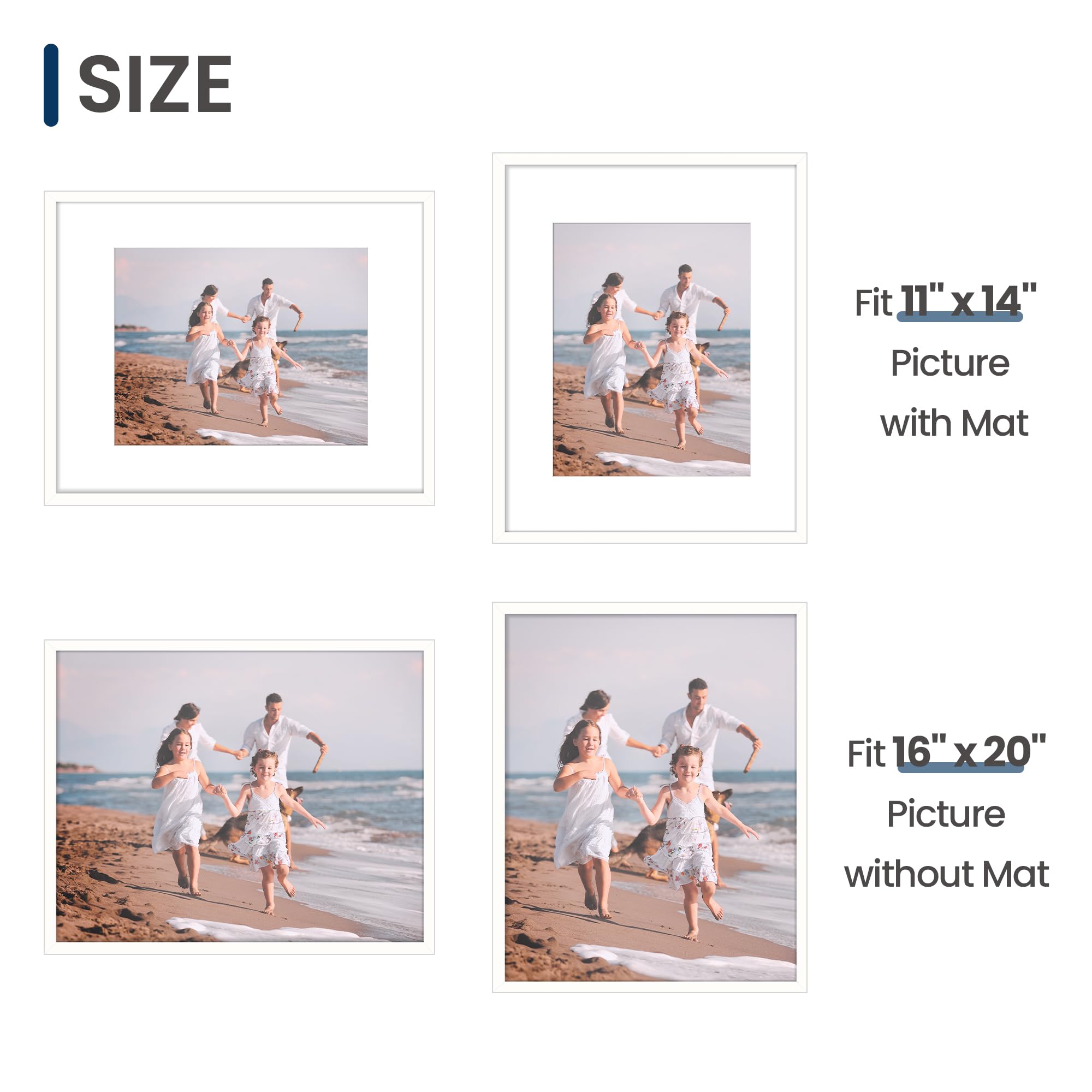 ENJOYBASICS two-pack frames ideal for gifting or displaying cherished photos.