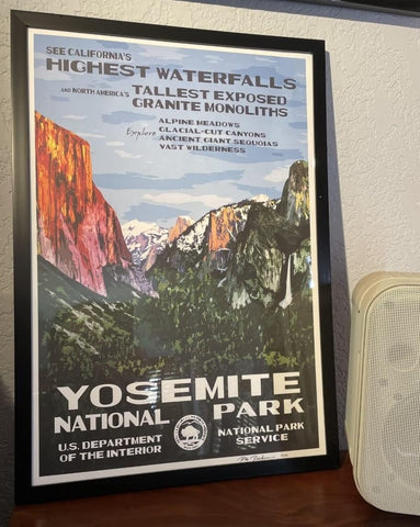 EnjoyBasics wall-hanging-ready frame, supports vertical or horizontal layouts.