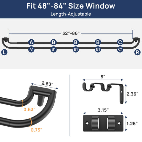 ENJOYBASICS wrap-around light blocking aids tighter seal and quieter spaces.