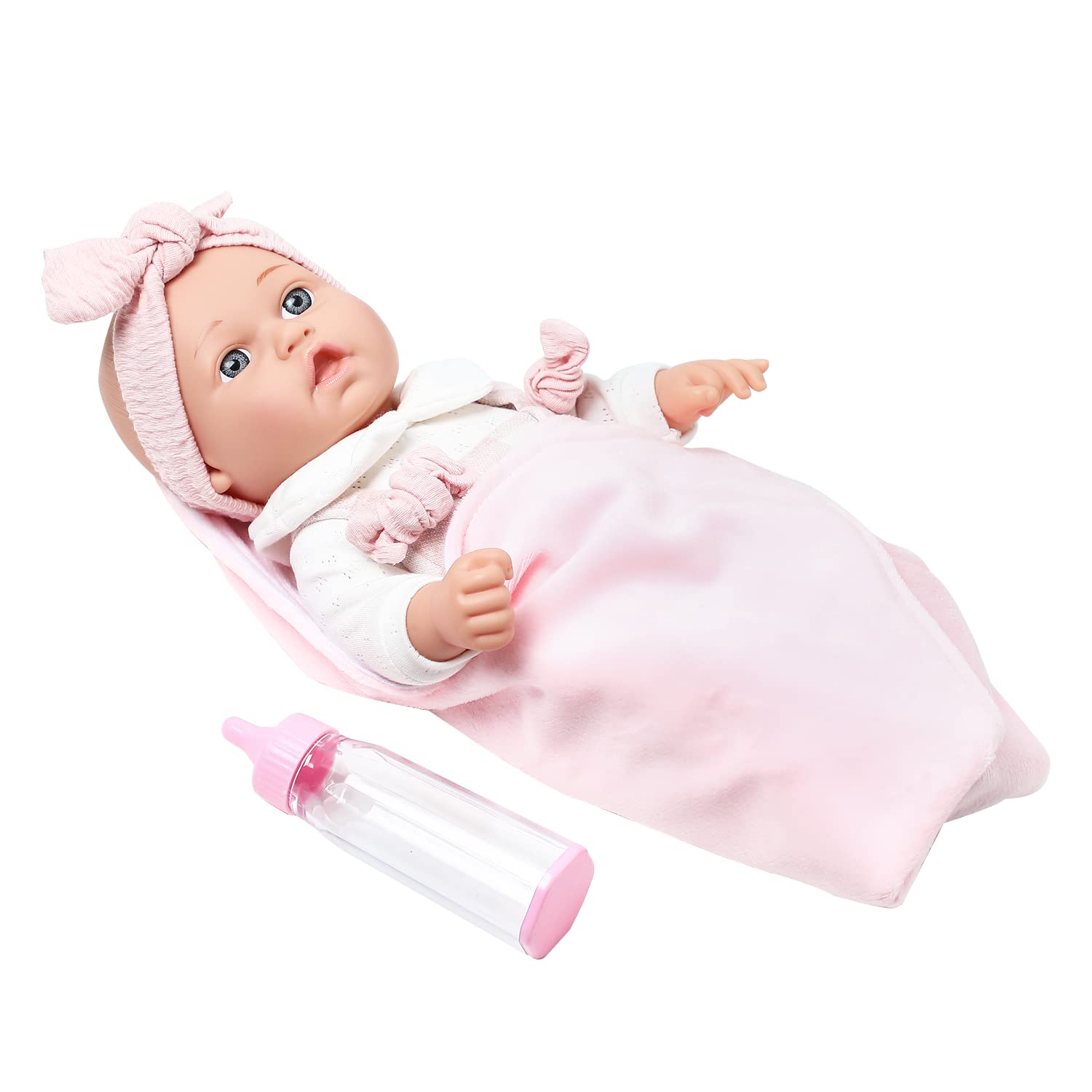 Enjoyin feeding bottle accessory supports nurturing play and caregiving imagination.