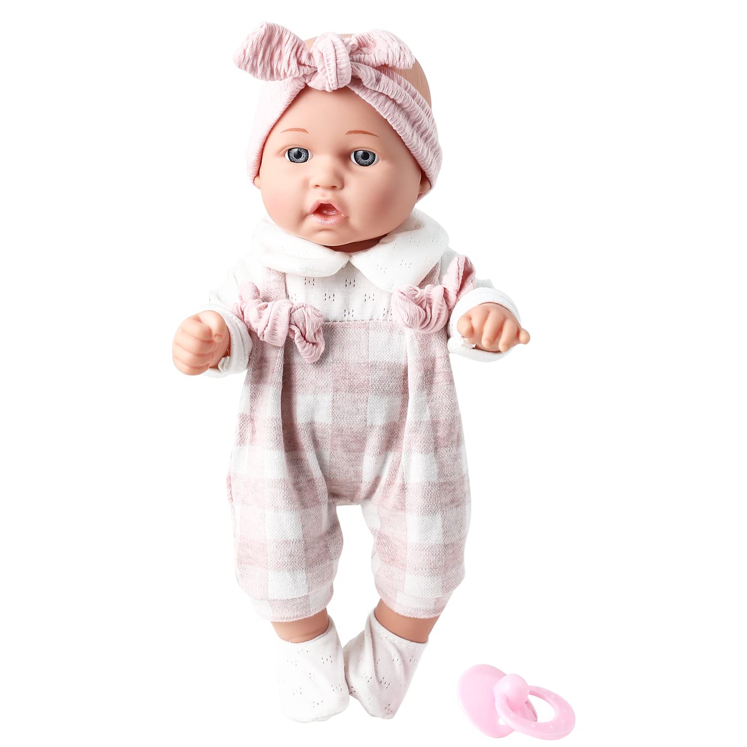 Enjoyin compact doll set fits small hands for easy gripping.