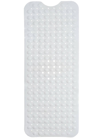 ENKOSI bath mat 40x16 non-slip provides wide coverage for safer showers.