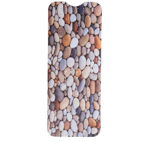 ENKOSI bath mat with pebble design and 200 suction cups for a secure, slip-free surface.