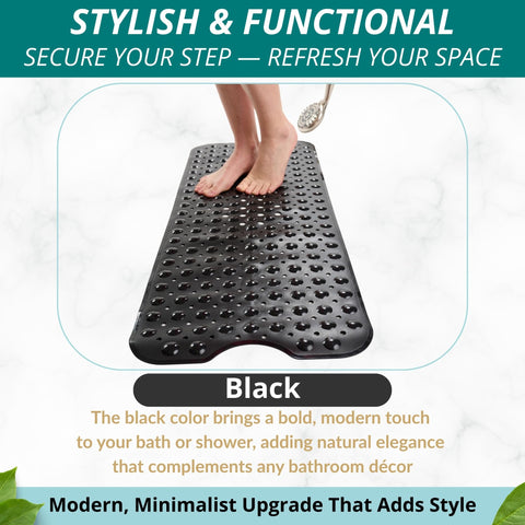 ENKOSI extra-long mat covers wide tubs for safety